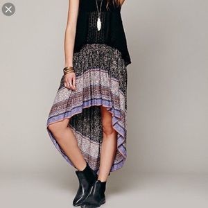 Intimately Free People Boho Hi-Low Skirt XS
